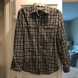 Men’s John Varvatos Plaid Shirt